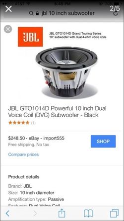 Brand new jbl car stereo system