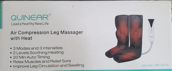 Quinear Air Compression Leg Massager with Heat