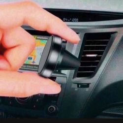 Two (2) Magnetic Car Mount Car Phone Holder Stand Air Vent For iPhone Android Samsun 