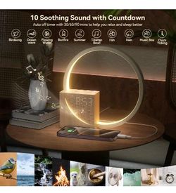 VIVILUMENS Sunrise Alarm Clock ( Like New ) For $5