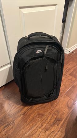 Vintage Nike Cordura Roller Luggage Travel Suitcase
