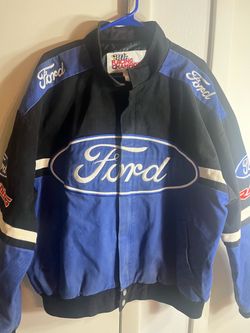 Vintage Authentic Ford Racing Champions Apparel Jacket Large