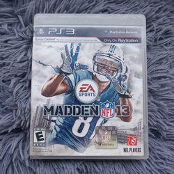 Ps3  Madden  NFL 13