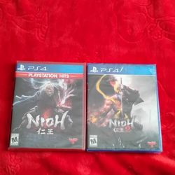 TRADE 2 Brand New PlayStation 4 Games Nioh 1 And 2 