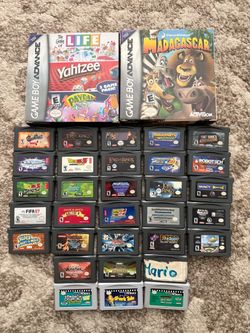 Nintendo gameboy advance games / movies 15 each