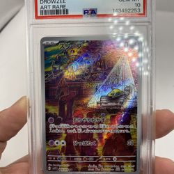 Pokemon Drowzee SV ex Japanese Art Rare #086 PSA 10 Gem Mint