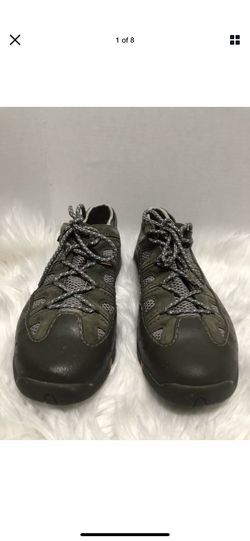 Sperry Top Sider Figawi Boat Sailing Shoes Size 13 Green Orange Quadro Grip