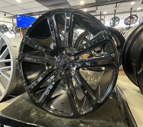 22” DUB S256 Flex Wheels Gloss Black Finish  Brand New