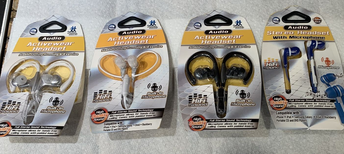 Active Wear Headsets with built In Microphone