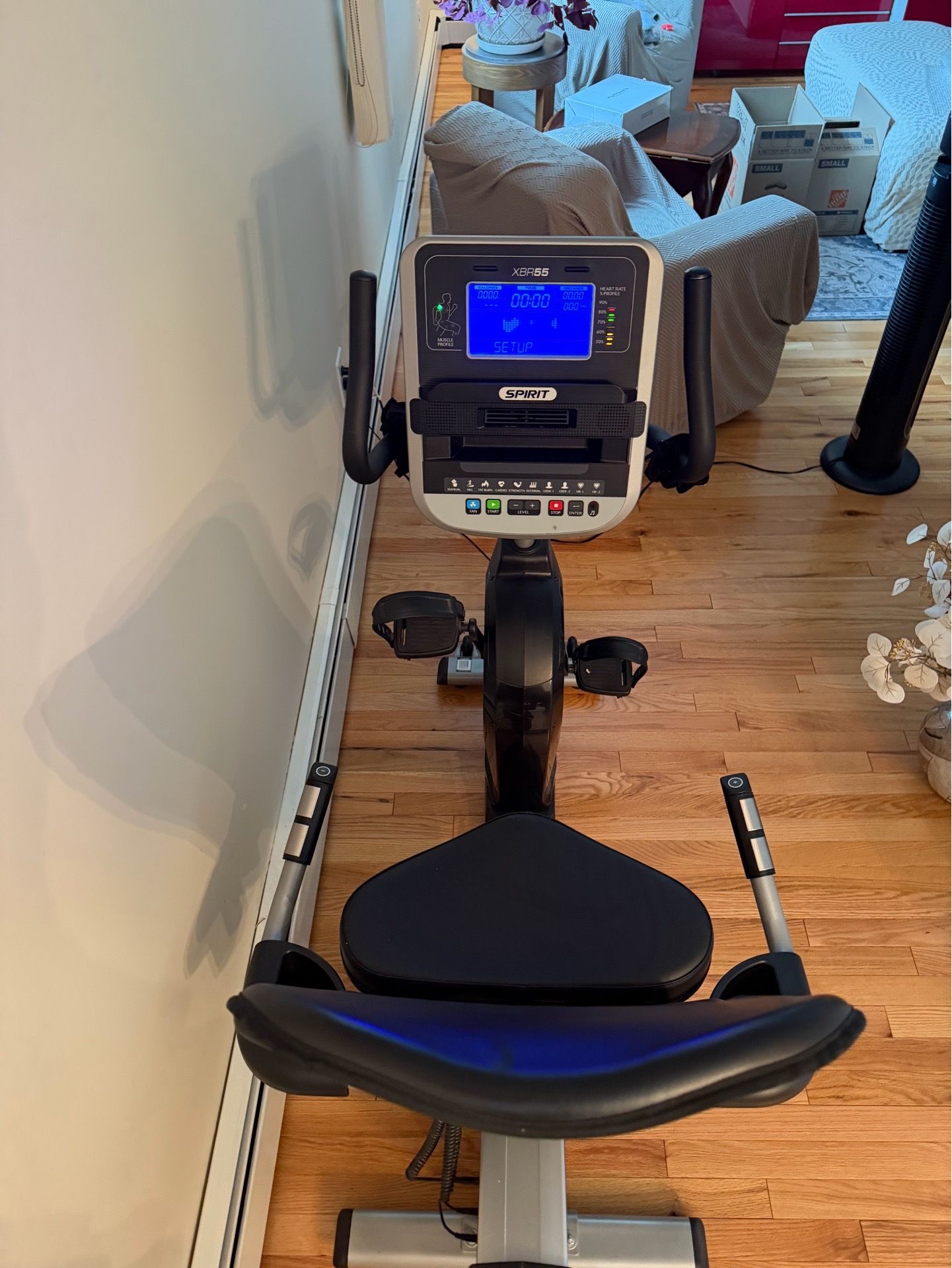 Spirit XBR55 Recumbent Exercise Bike – Excellent Condition