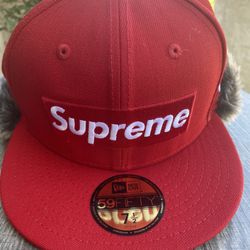 Supreme Hat With Fur