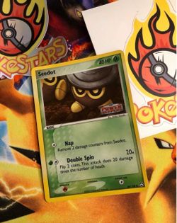 Pokemon EX Power Keepers Seedot Holo