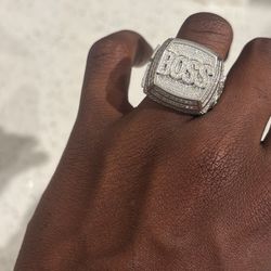 Moissanite Boss Ring 