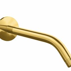 SparkPod 9 Inch Shower Arm with Flange - Solid Stainless Steel Shower Head Extension Arm, Wall-Mounted for Fixed & Handheld Showerheads- 