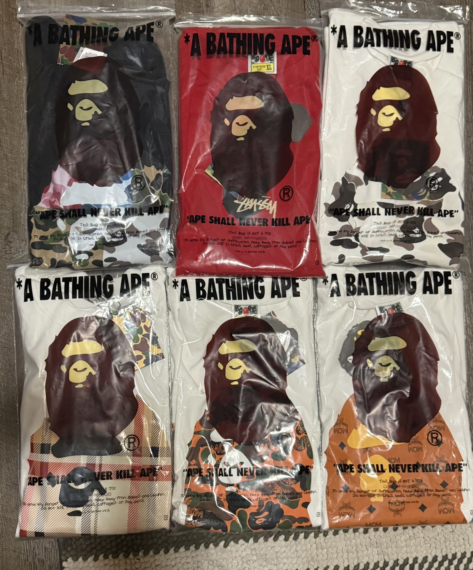 Bape Tees 50$ Each