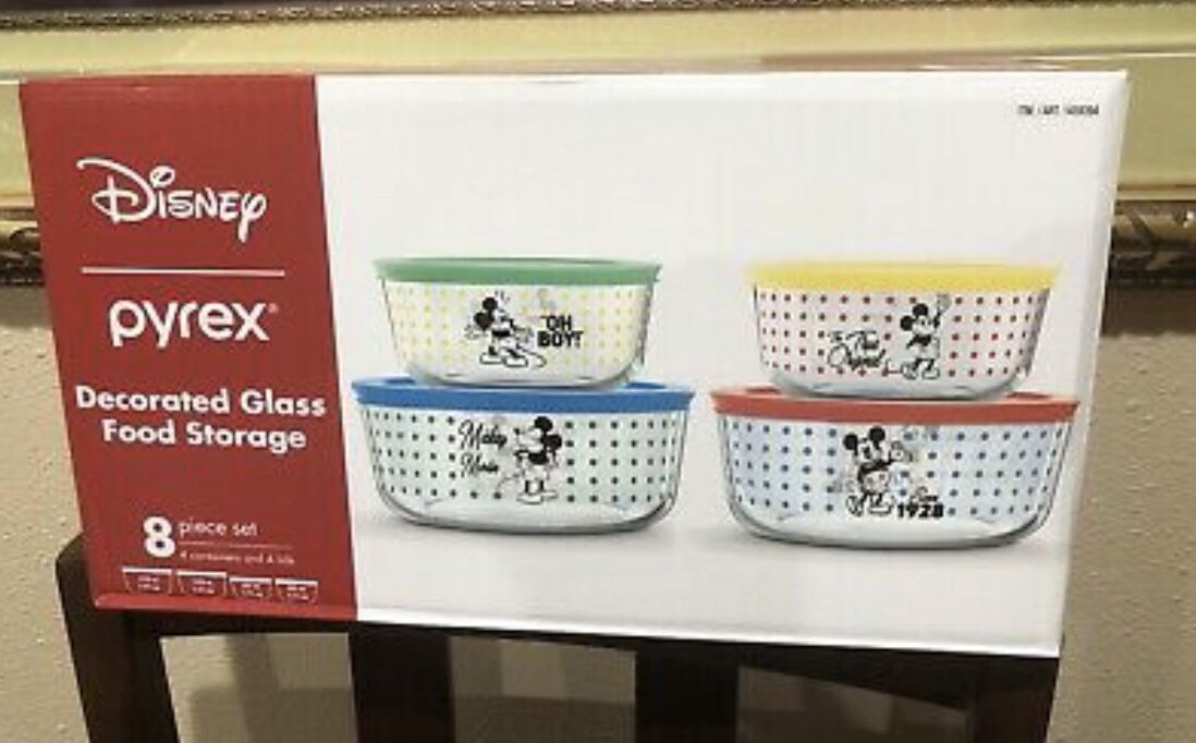 Disney - Mickey Pyrex containers