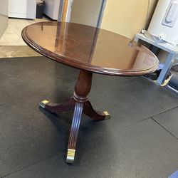 Small wood table
