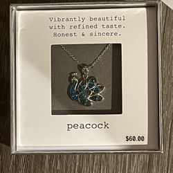 Peacock Necklace 