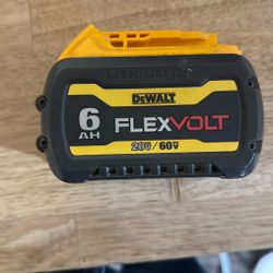 6 AH Flexvolt Battery 
