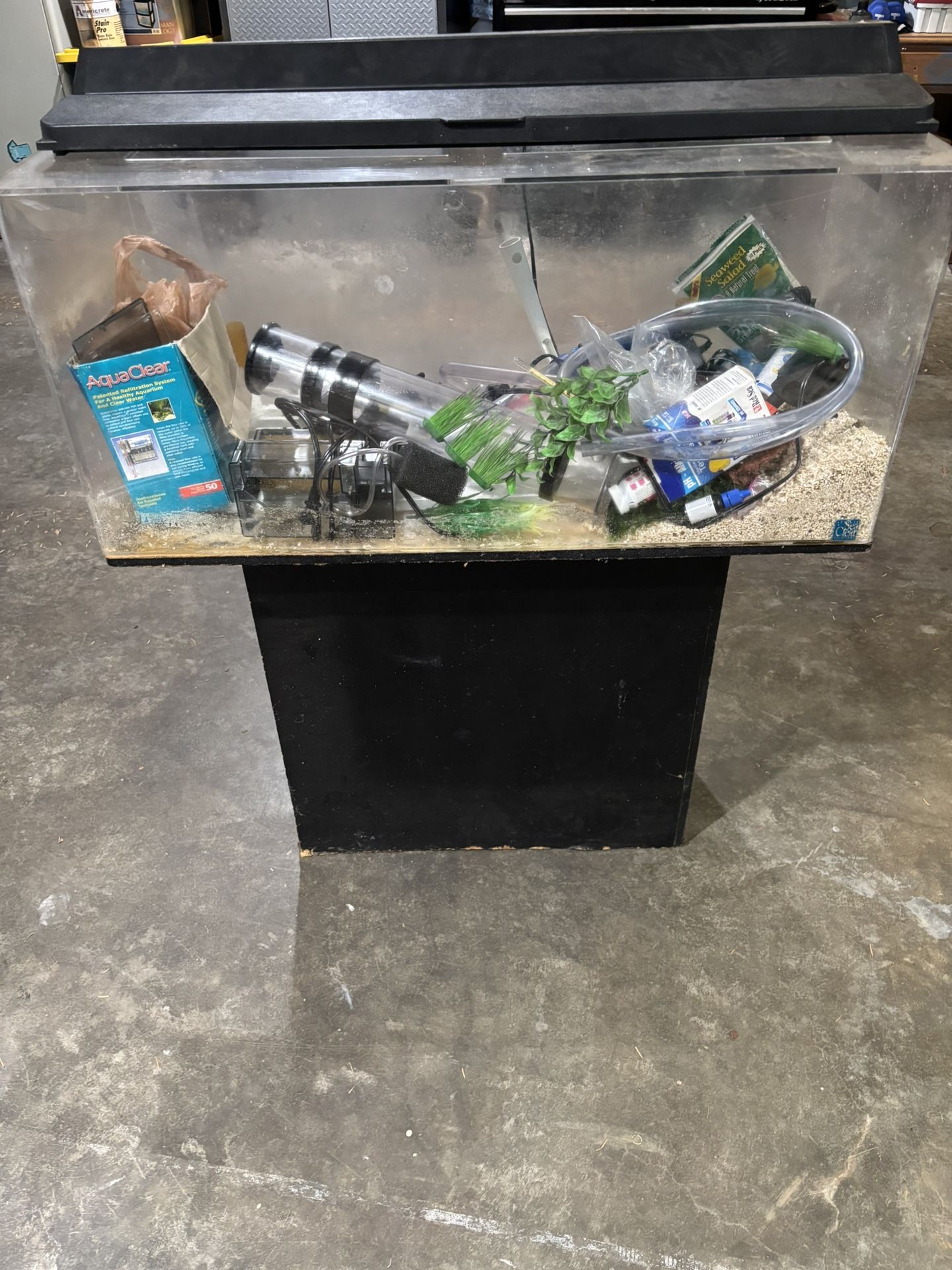 Fish Tank 55gal With Accessories