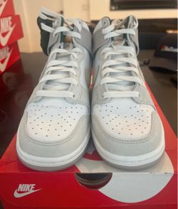 Nike High-Top Sneakers Gray White