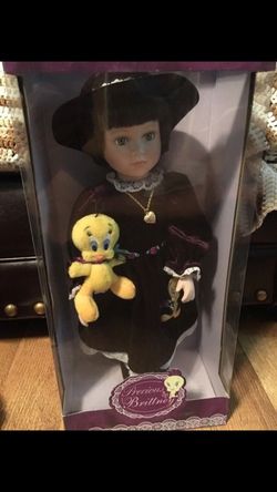Precious Brittany Porcelain Doll