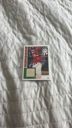 Adrian Beltre Bat card