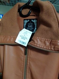 Brand New!!!! Half Leather Jacket