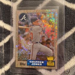 2021 Topps All-star Rookie Cup Chipper Jones Holofractor 62/99 Sp