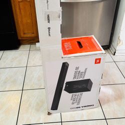 JBL Home Theater Soundbar {CINEMA SB595} - Dolby Atmos Surround Sound Audio - Wireless Subwoofer