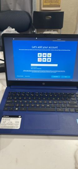 HP Laptop Blue Windows Laptop