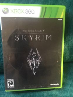 Xbox 360 The Elder Scrolls V SKYRIM Game