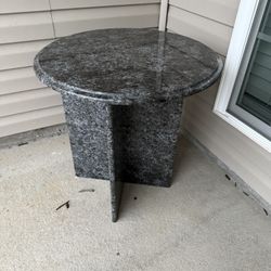Granite End Table 