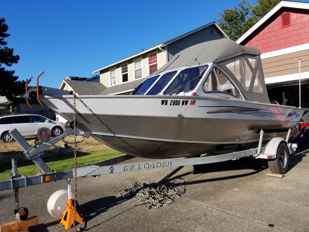 Aluminum Boat with Yamaha Engines and Trailer with Clean Titles for