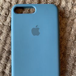 Apple IPhone 8Plus/7Plus Blue Silicone case