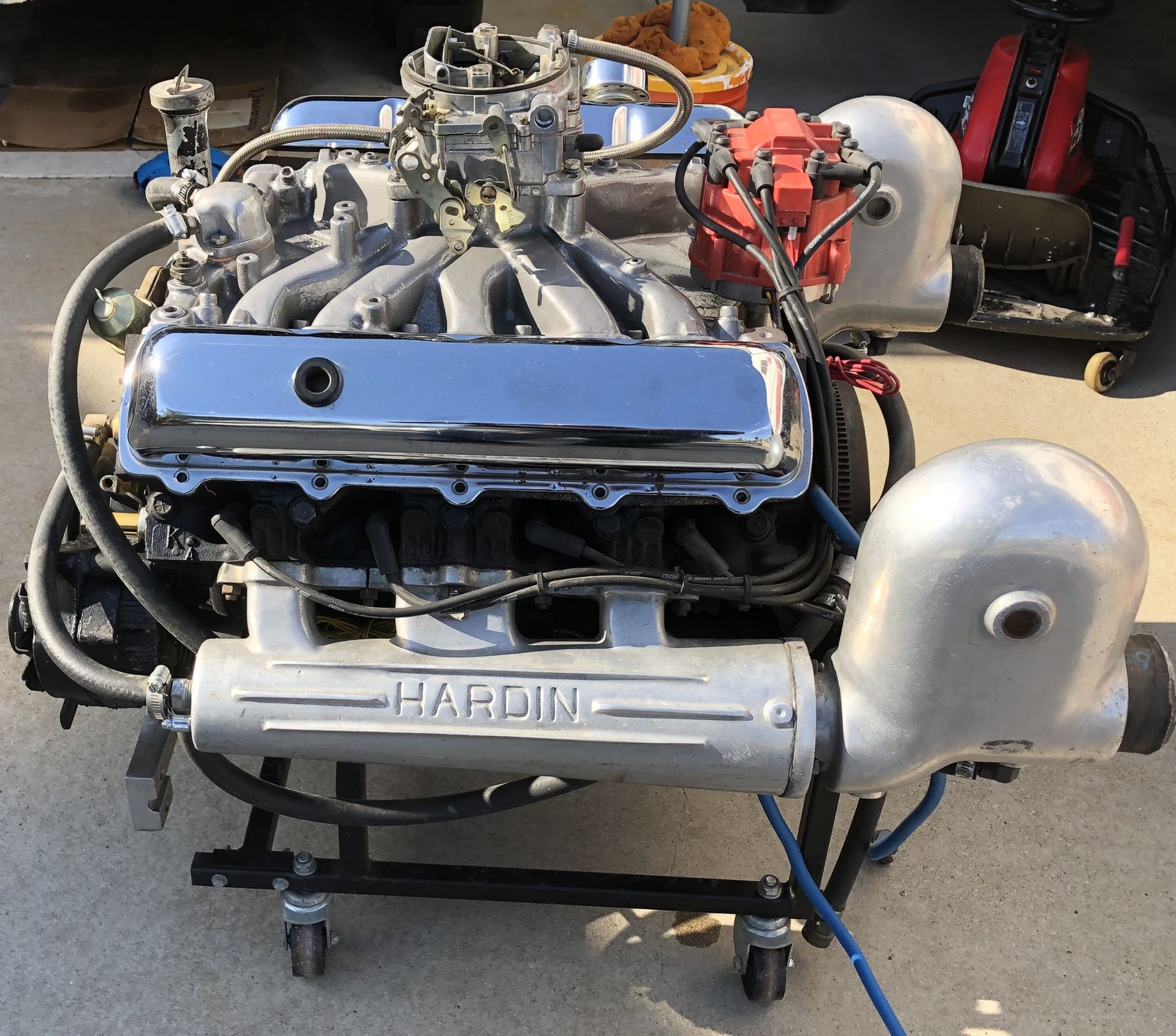 455 Olds Marine Engine With Big Valve KA Heads Complete With Mounts And Everything Needed For A Jet Boat