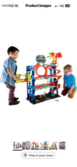 Hot wheels city ultimate garage track set