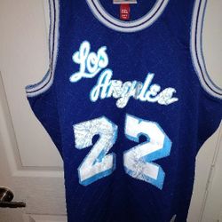 New Retro LA Lakers Mitchell And Ness Jerseys $70