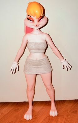 Lola Bunny Small Miniature 29” Silicone Doll Brand-New Open Boxed “Please Read”