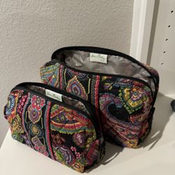 Vera Bradley Lined Cosmetic Cases
