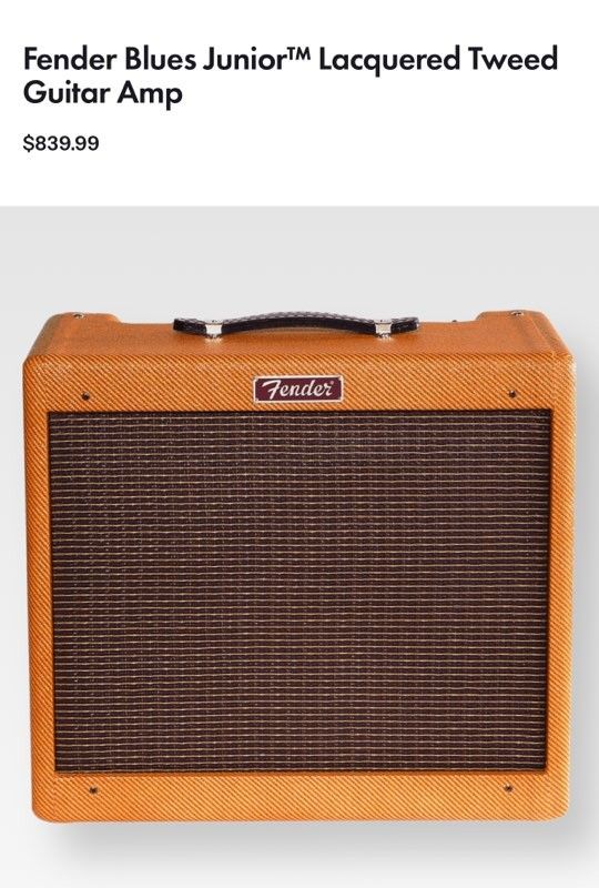 Fender Blues Junior™ Lacquered Tweed
Guitar Amp