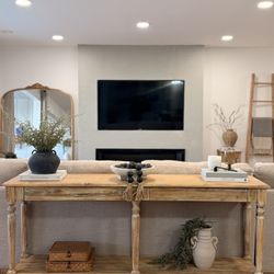 Everett Long Wood Foyer Table