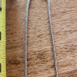 SS German Rope Chain 30"