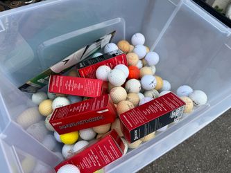 Lot of 145 New and Used Golf Balls