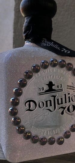 Decorated Tequila Bottle