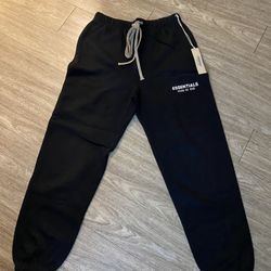 Fear Of God Essentials Black Pants Small