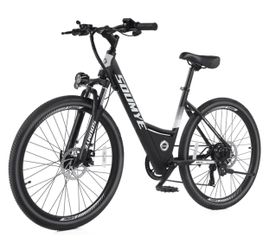 New! *firm $250* Black Soumye Electric Mountain Bike for Adults 26" step thru Commuting Ebike