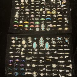 Beautiful Rings (Costume Jewelry) For You Or Someone Special.  Buy One & Get One Free