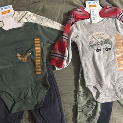 Carter Long Sleeve With Pants 9/12 Months