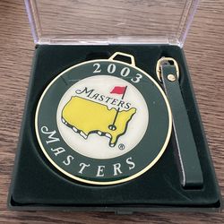 2003 Masters Tournament bag tag,